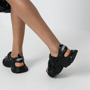 Balenciaga Track flat sandals